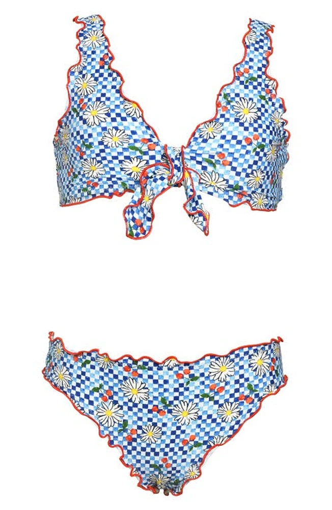 Hobie Kids' Picnic Merrow Two-Piece Swimsuit Multi at Nordstrom,