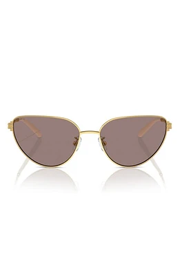 Tory Burch 56mm Cat Eye Sunglasses in Gold at Nordstrom