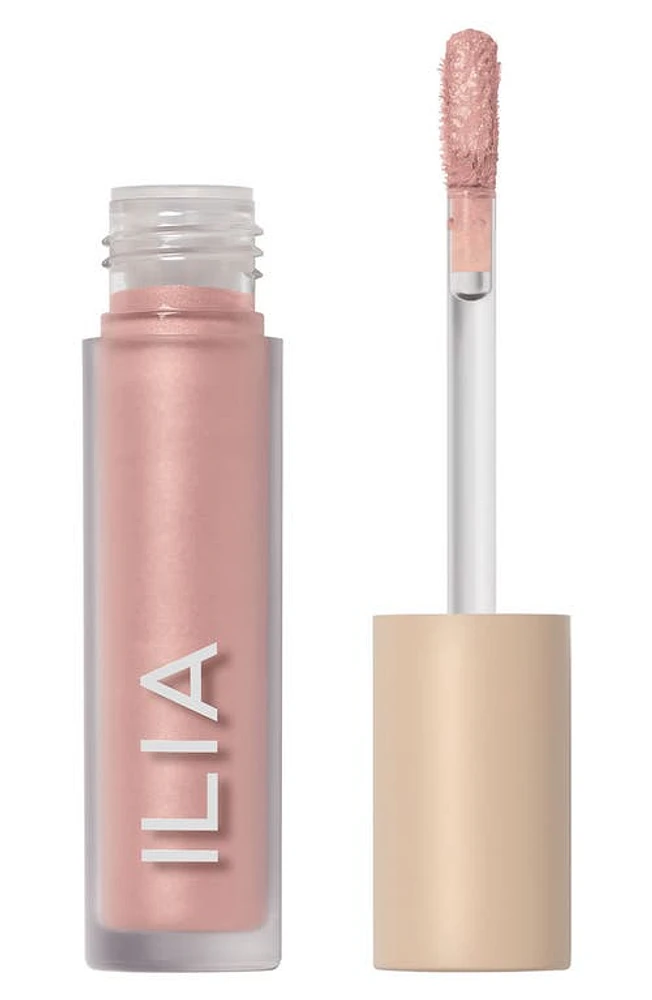 ILIA Liquid Powder Chrome Eye Tint Liquid Eyeshadow in Aura- Soft Pink Pearl at Nordstrom