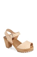 MIA 'Greta' Clog Sandal Leather at Nordstrom,