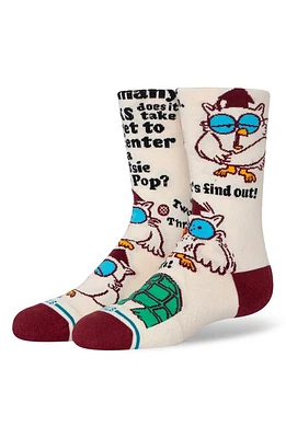 Stance Kids' Mr Owl Crew Socks in Canvas at Nordstrom, Size Medium