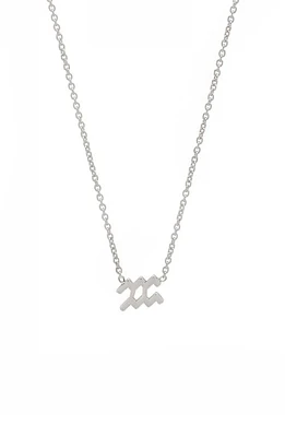 BYCHARI Zodiac Pendant Necklace in Aquarius at Nordstrom