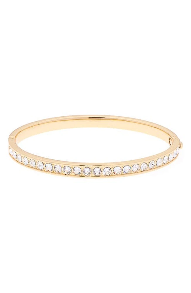 Ted Baker London Clemara Crystal Hinge Bangle Bracelet in Crystal/Gold at Nordstrom