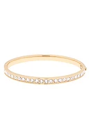 Ted Baker London Clemara Crystal Hinge Bangle Bracelet in Crystal/Gold at Nordstrom