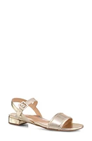 MARION PARKE Imogen Ankle Strap Sandal Soft Gold at Nordstrom,