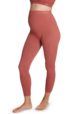 Cache Coeur Zoe Ribbed Crop Maternity Leggings at Nordstrom,