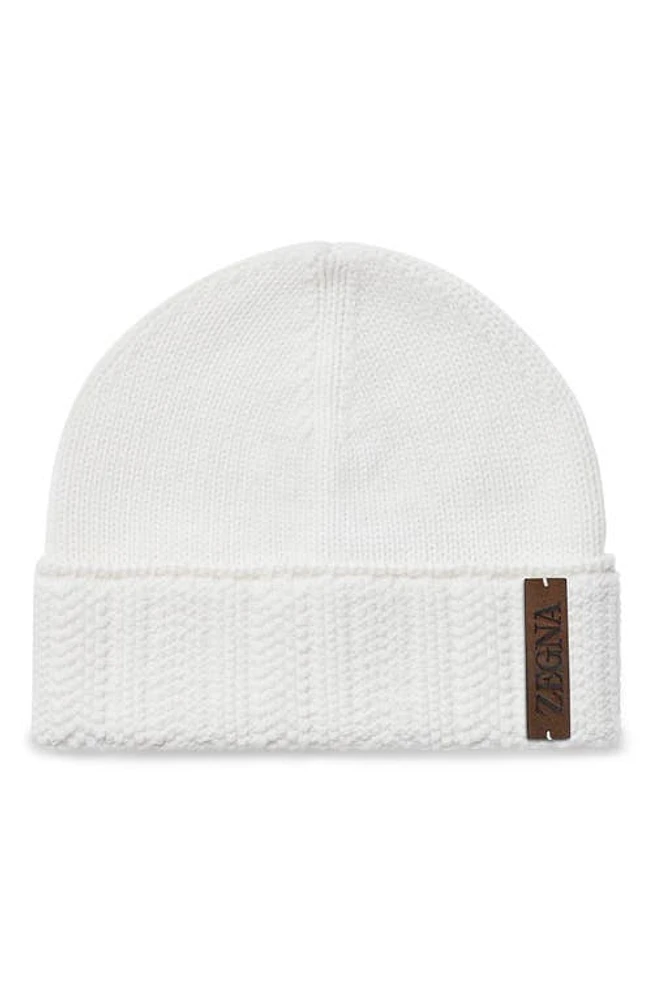 ZEGNA Cashmere Beanie in Light Grey at Nordstrom