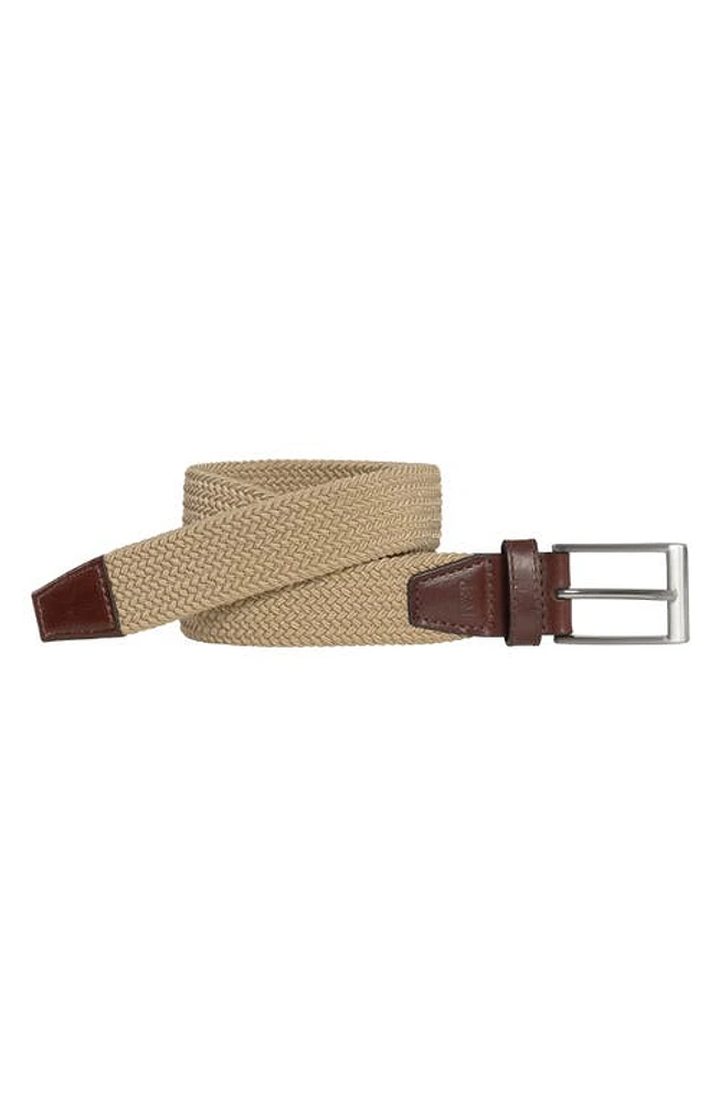 Johnston & Murphy Kids' Woven Stretch Belt Tan at Nordstrom,