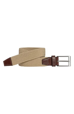 Johnston & Murphy Kids' Woven Stretch Belt Tan at Nordstrom,