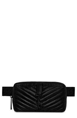 Rebecca Minkoff Edie Quilted Nylon Belt Bag in Black at Nordstrom