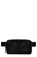 Rebecca Minkoff Edie Quilted Nylon Belt Bag in Black at Nordstrom