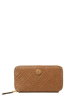 Tory Burch T Monogram Leather Continental Wallet in Moose at Nordstrom