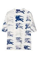 burberry Equestrian Knight Design Cotton Graphic T-Shirt Rain at Nordstrom,