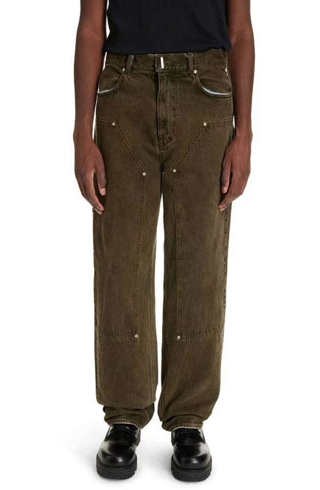 Givenchy Carpenter Jeans Black/Khaki at Nordstrom,