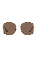 VOGUE 53mm Irregular Sunglasses in Pale Gold at Nordstrom