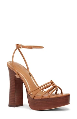 PAIGE Haley Platform Sandal Cognac at Nordstrom,