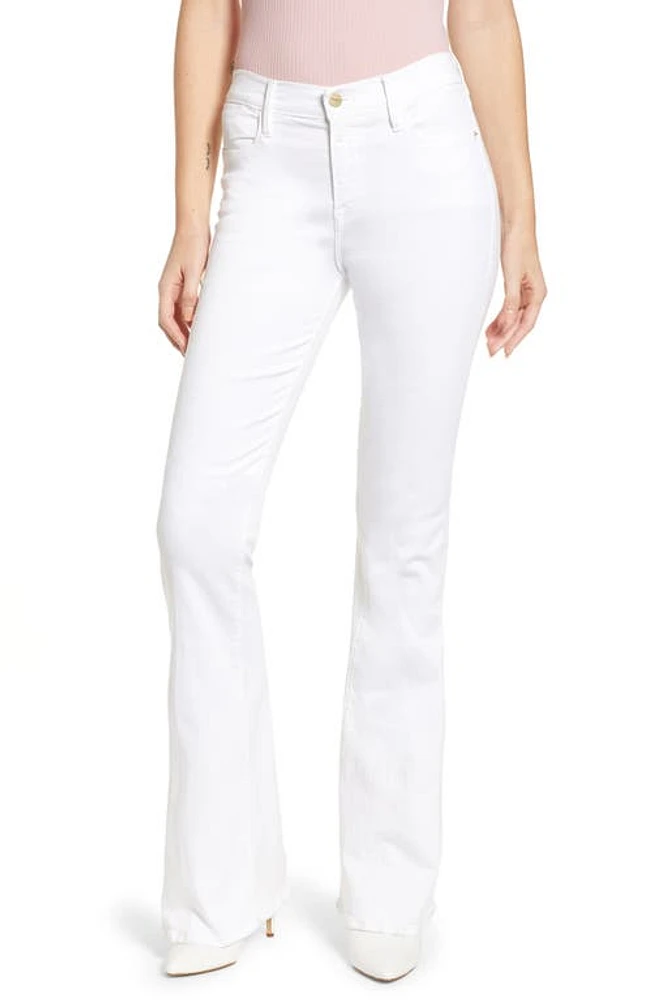 FRAME Le High Flare Jeans Blanc at Nordstrom,