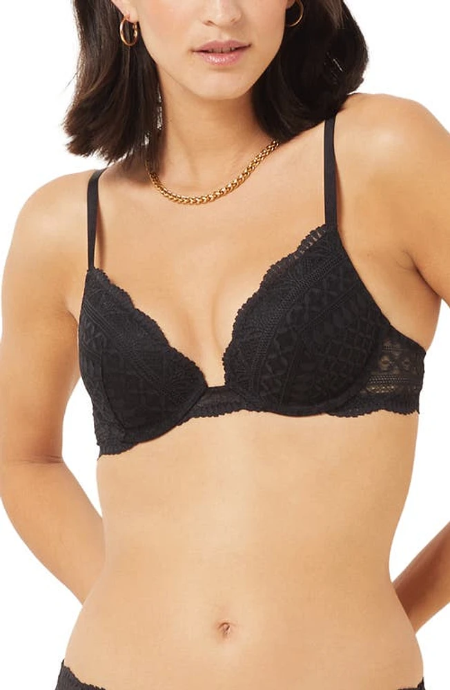 Etam Idole No. 2 Underwire Plunge Push-Up Bra at Nordstrom,