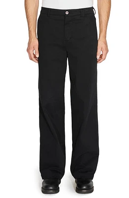 VAYDER Wide Leg Chinos Black at Nordstrom,