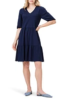 NZT by NIC+ZOE Elbow Sleeve Tiered Dress at Nordstrom,