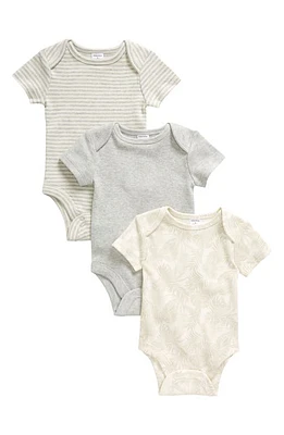 Nordstrom Assorted 3-Pack Cotton Bodysuits Pack at Nordstrom,