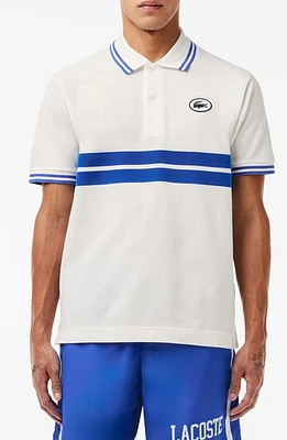 Lacoste Classic Fit Stripe Piqué Knit Polo at Nordstrom,