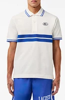 Lacoste Classic Fit Stripe Piqué Knit Polo at Nordstrom,