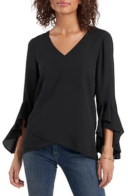 Vince Camuto Flutter Sleeve Tunic at Nordstrom,