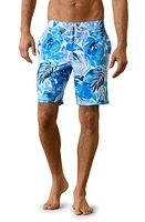 Tommy Bahama Baja Palma Fresca Swim Trunks Mare Navy at Nordstrom,