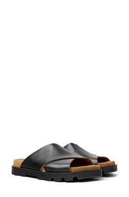 Camper Brutus Slide Sandal Black at Nordstrom,