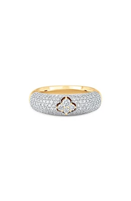 Sara Weinstock Dujour Pavé Diamond Cluster Ring in Yellow Gold at Nordstrom, Size 6.5