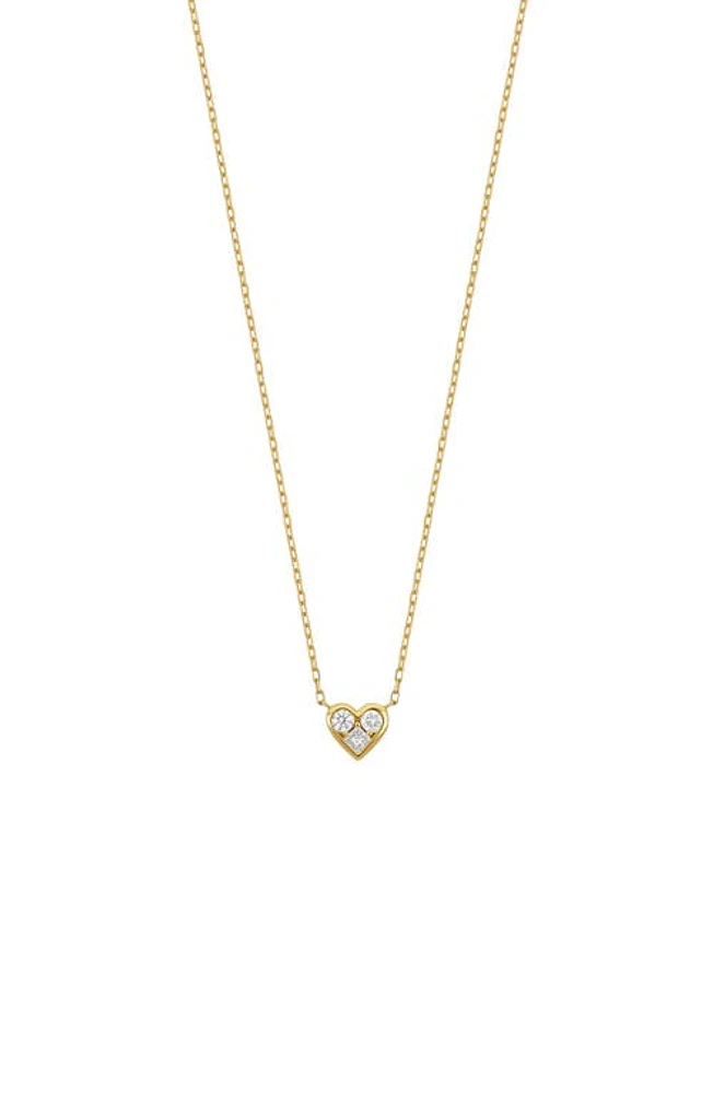 Bony Levy Simple Obsession Diamond Heart Pendant in 18K Yellow Gold at Nordstrom