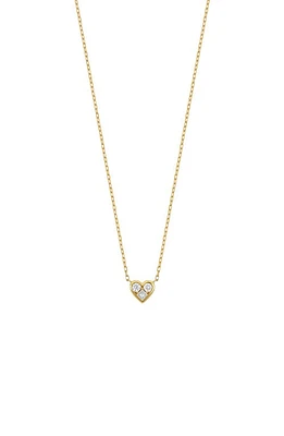 Bony Levy Simple Obsession Diamond Heart Pendant in 18K Yellow Gold at Nordstrom