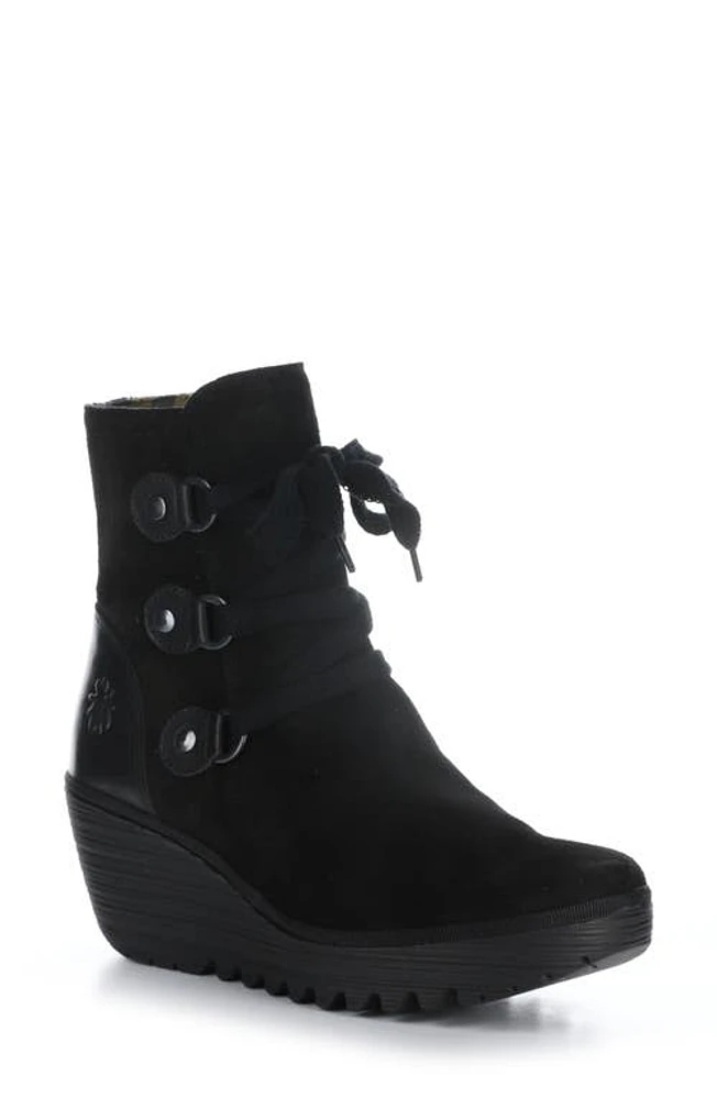 Fly London Yesi Platform Wedge Bootie at Nordstrom,