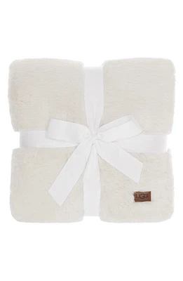 UGG(r) Euphoria Throw Blanket in Snow at Nordstrom