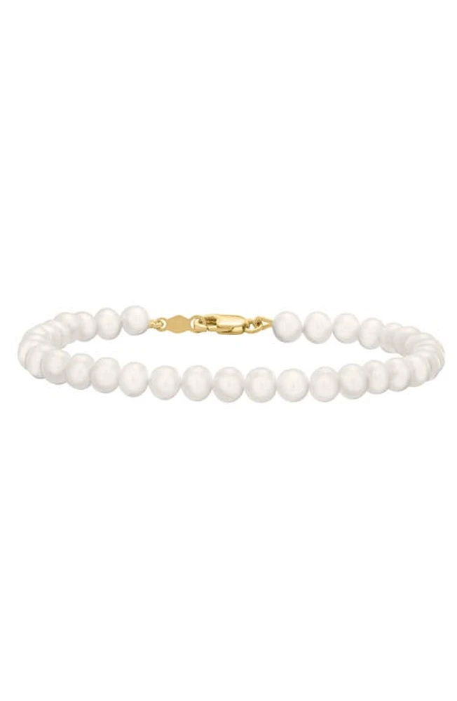 Mignonette 14K Gold & Cultured Pearl Bracelet at Nordstrom