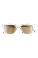 Oliver Peoples 49mm Polarized Square Sunglasses in Crystal at Nordstrom