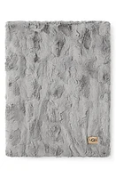 UGG(r) Olivia Faux Fur Throw Blanket in Seal at Nordstrom, Size 5Ft 0In X 7Ft 0In