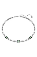 Swarovski Matrix Crystal Tennis Necklace in Green at Nordstrom