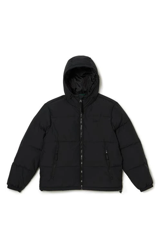 Lacoste Puffer Jacket in Noir at Nordstrom, Size 2