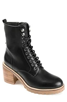 Journee Signature Malle Lace-Up Boot at Nordstrom,