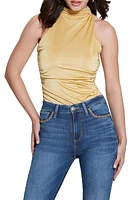 GUESS Maeve Mock Neck Sleeveless Top at Nordstrom,