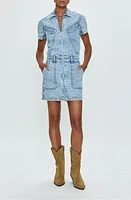 Pistola Brix Short Sleeve Denim Dress Meridien at Nordstrom,