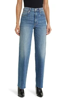 SLVRLAKE Grace High Waist Raw Hem Wide Leg Jeans at Nordstrom,