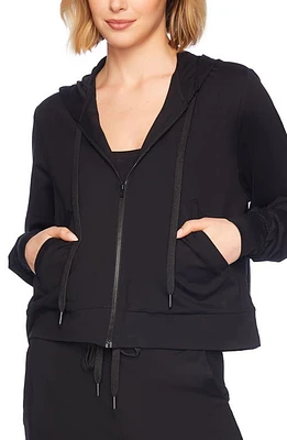 Susana Monaco Front Zip Crop Hoodie at Nordstrom,