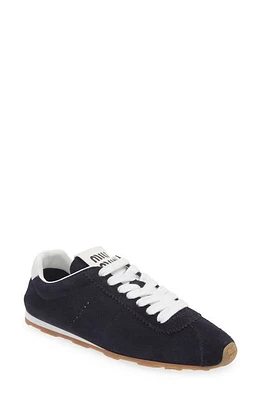 Miu Allacciate Low Top Sneaker Navy at Nordstrom,