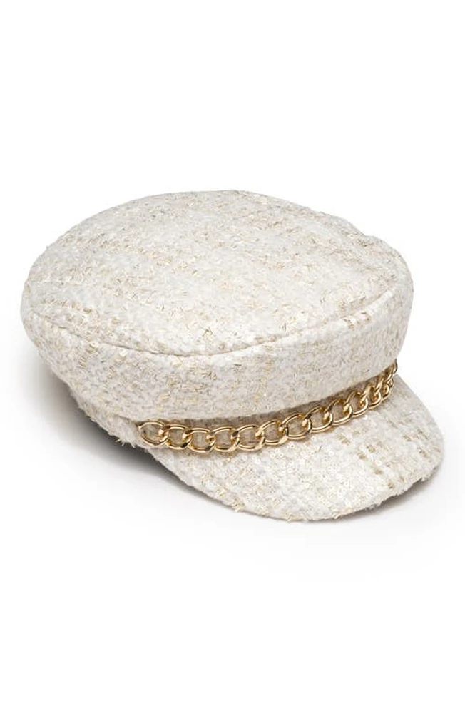 Eugenia Kim Marina Cap in Ivory/Gold at Nordstrom