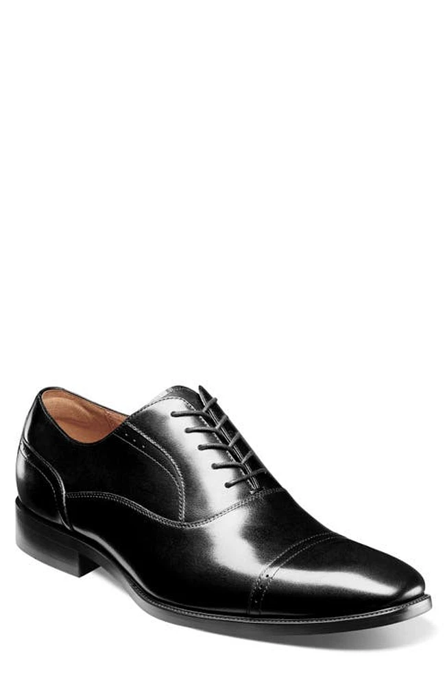 Florsheim Sorrento Cap Toe Oxford Black Smooth at Nordstrom,