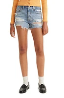 levi's 501 Original Ripped Cutoff Denim Shorts Camp Point at Nordstrom,