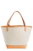 Mansur Gavriel Everyday Soft Canvas & Leather Tote in Natural at Nordstrom